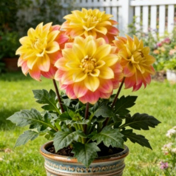 🔥Hot Sale🌱Potted Premium Dwarf Dahlia