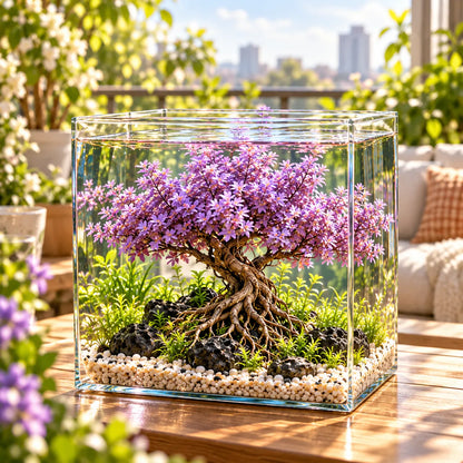 🔥 Crimson Sakura Aquatic Tree Bulbs – Grow a Fiery Underwater Mini Forest