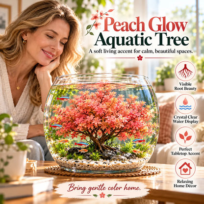 🔥 Crimson Sakura Aquatic Tree Bulbs – Grow a Fiery Underwater Mini Forest