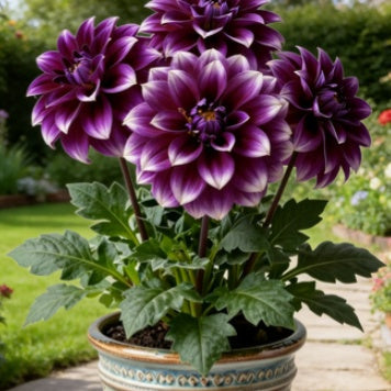 🔥Hot Sale🌱Potted Premium Dwarf Dahlia