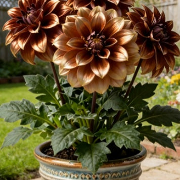 🔥Hot Sale🌱Potted Premium Dwarf Dahlia