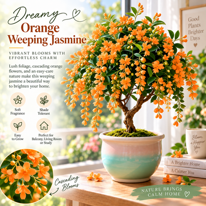 🌸【7 days germination】Last Day Up to 50% OFF💐Rare Weeping Jasmine Flowers Bulbs