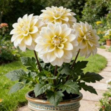 🔥Hot Sale🌱Potted Premium Dwarf Dahlia