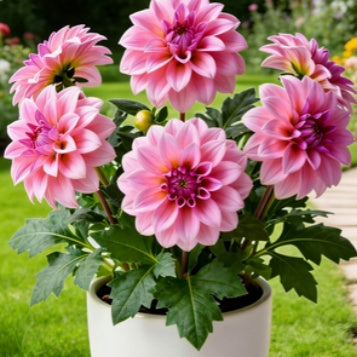 🔥Hot Sale🌱Potted Premium Dwarf Dahlia